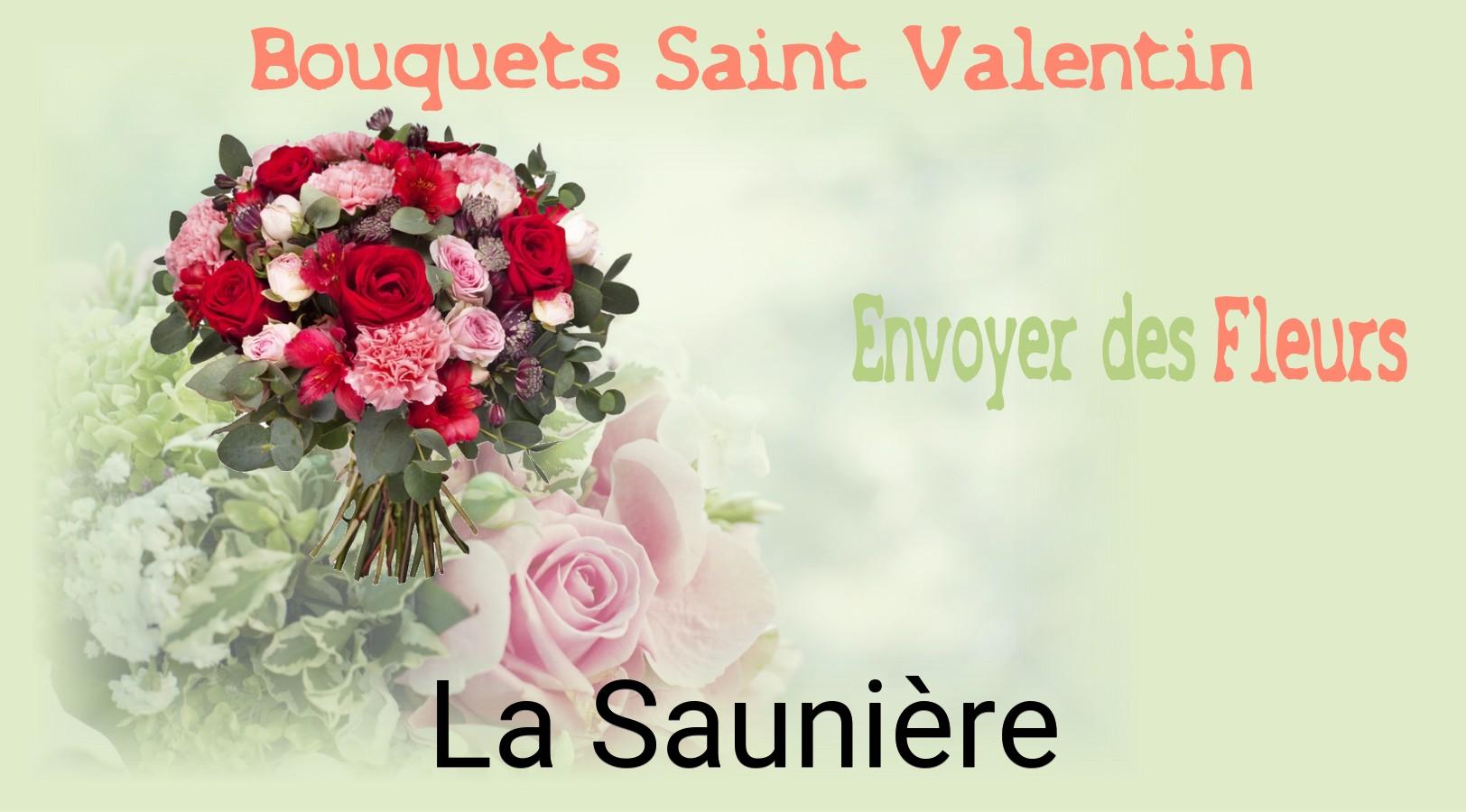 Roses de Saint-Valentin livrées à La Saunière